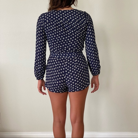 Flynn Skye Navy Floral Romper - Picture 7 of 7